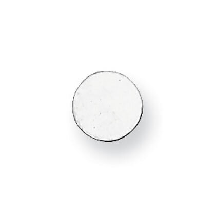 Round Stamping Sterling Silver Rhodium-plated SS1002, MPN: SS1002,