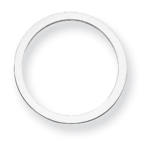 Circle with Hole Stamping Sterling Silver Rhodium-plated SS1053, MPN: SS1053,