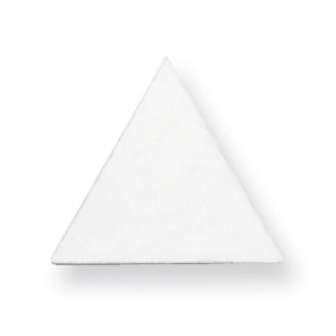 Triangle Shape Stamping Sterling Silver Rhodium-plated SS1198, MPN: SS1198,