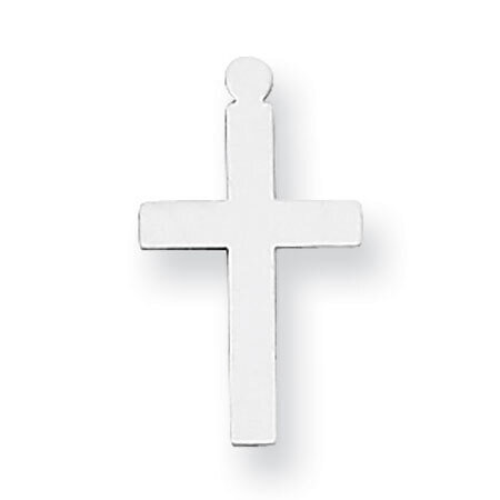 Cross Stamping Sterling Silver Rhodium-plated SS1395, MPN: SS1395,