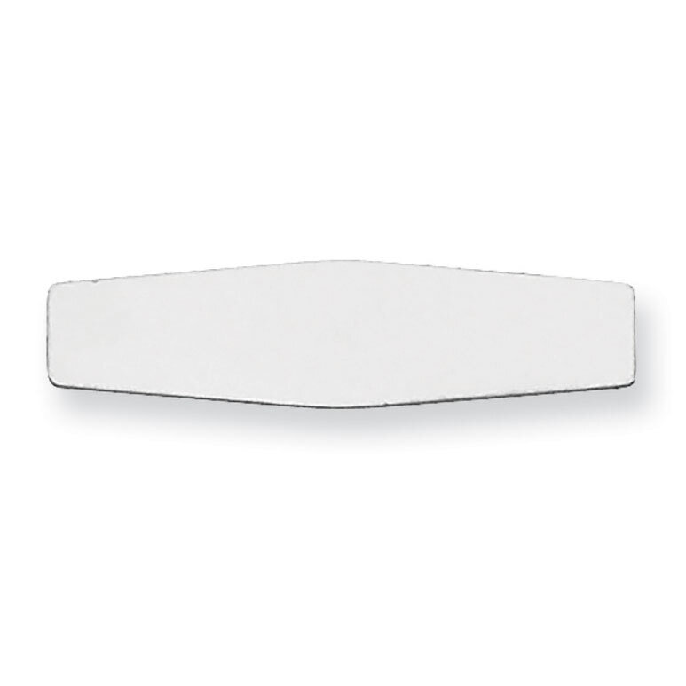 Bracelet Blank Stamping Sterling Silver Rhodium-plated SS1427, MPN: SS1427,