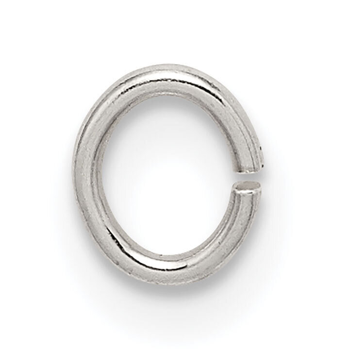 20 Gauge 6.4 x 4.6mm Oval Jump Ring Sterling Silver SS2878, MPN: SS2878,