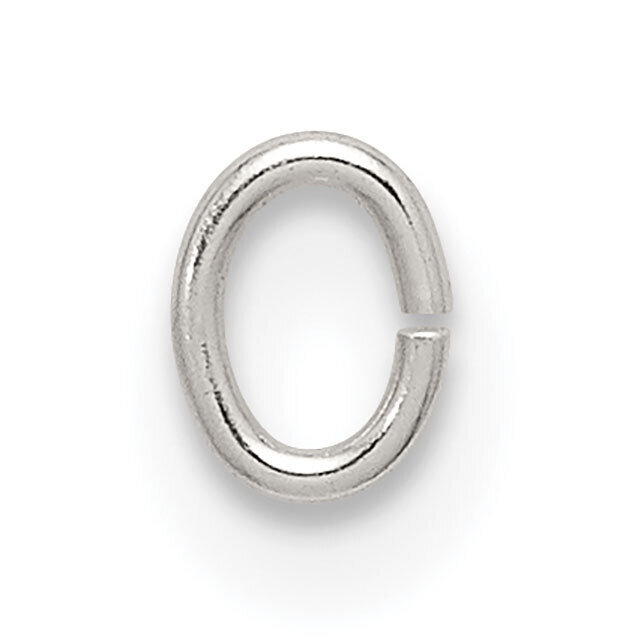 22 Gauge 3.5 x 2.8mm Oval Jump Ring Sterling Silver SS2881, MPN: SS2881,