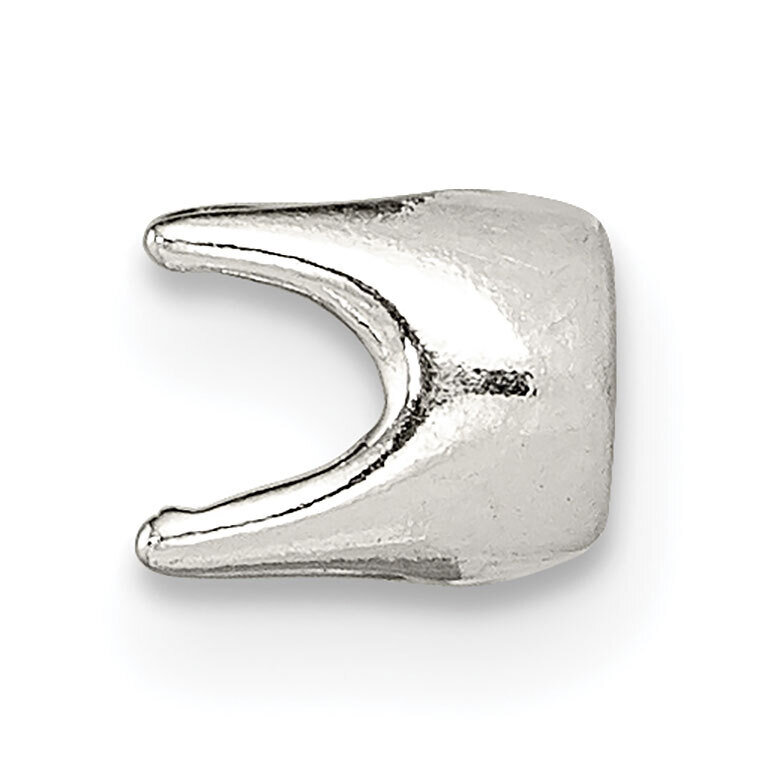 Round 4-Prong Closed Back 3.0mm Setting Sterling Silver SS3000, MPN: SS3000,