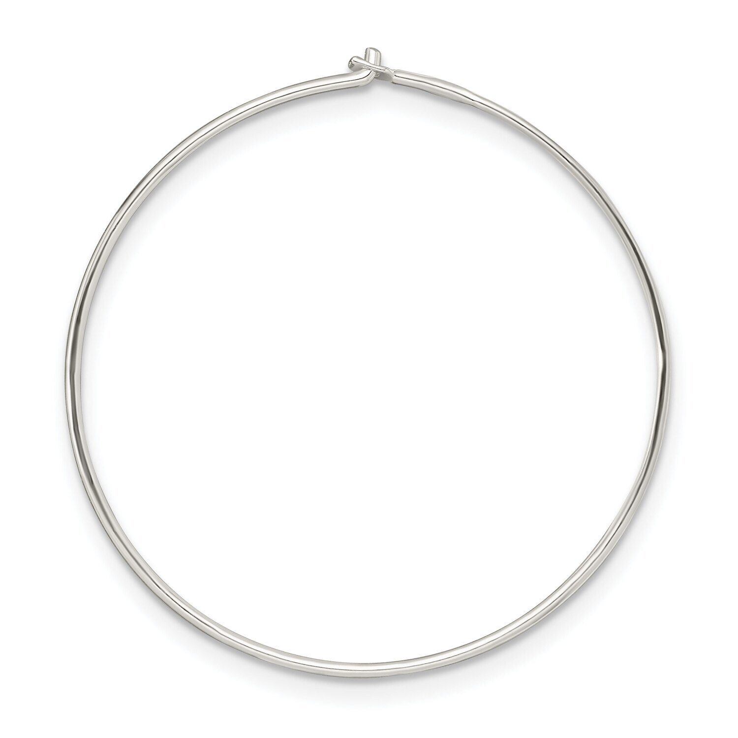 30.0mm Diameter Wire Hoops Sterling Silver SS3069, MPN: SS3069,