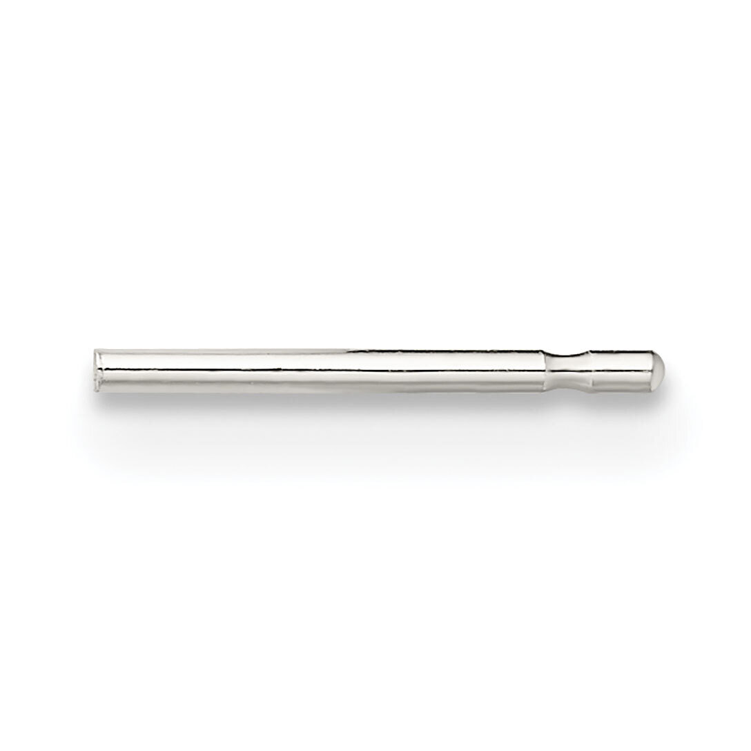 Single Notched .030 x .375 inch Post Sterling Silver SS3070