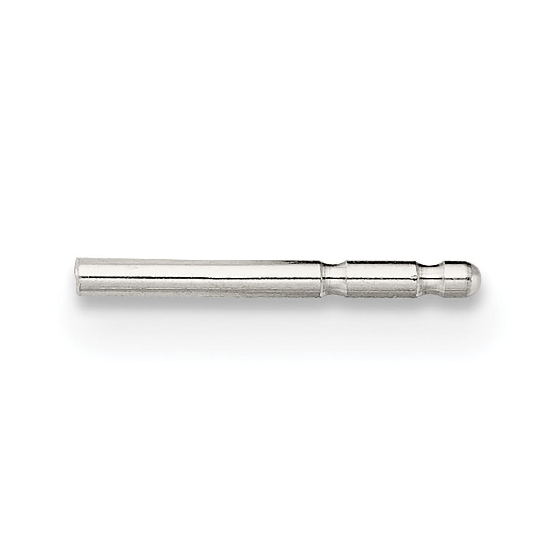 Double Notched .036 x .375 inch Post Sterling Silver SS3073, MPN: SS3073,