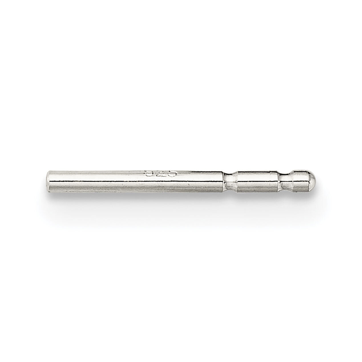 Double Notched .036 x .437 inch Post Sterling Silver SS3074, MPN: SS3074,