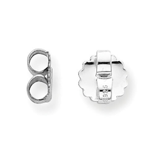 Ultra Heavy Earring Nut Sterling Silver SS3095, MPN: SS3095,