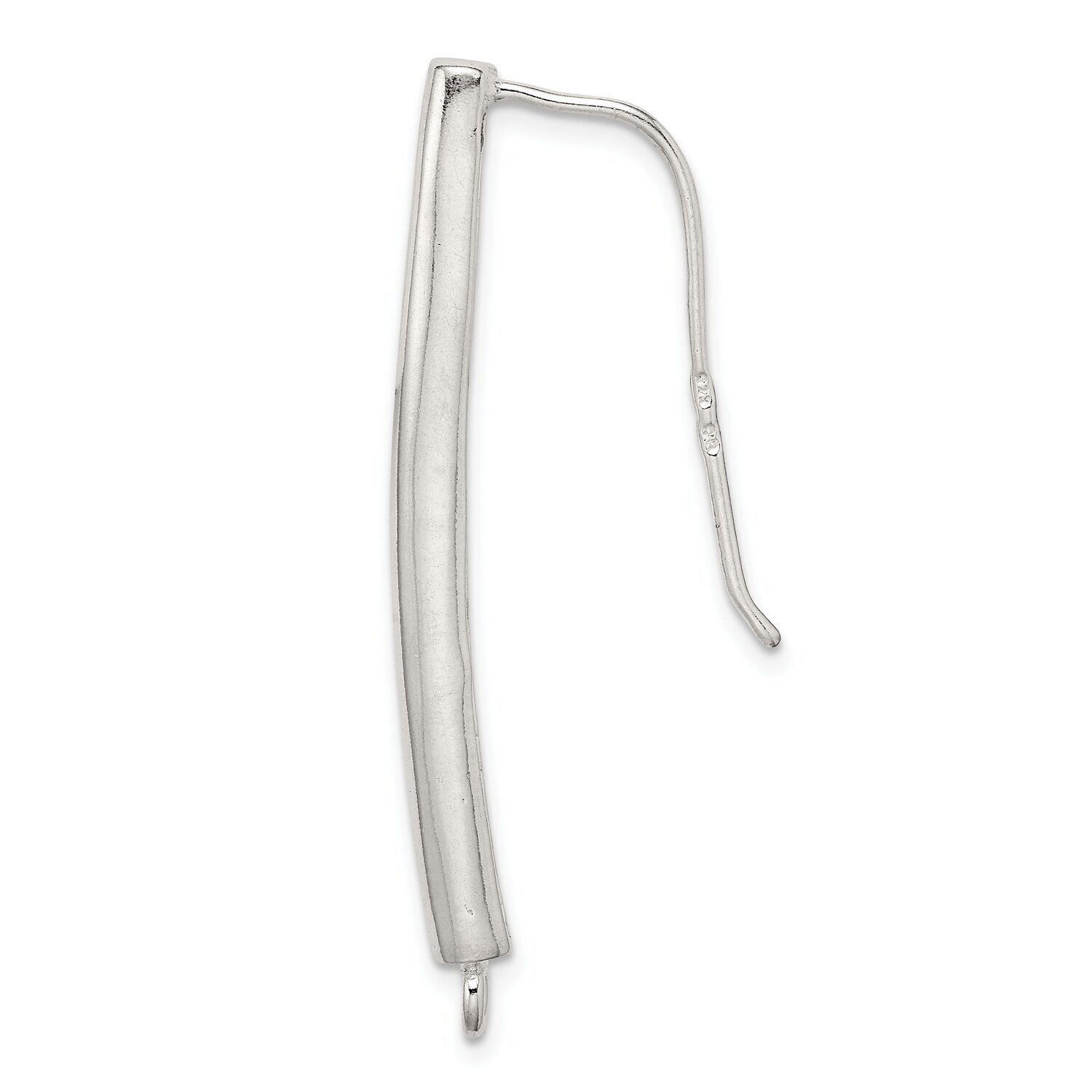 .038 inch Fancy Casted Earring Component Sterling Silver SS3161, MPN: SS3161,