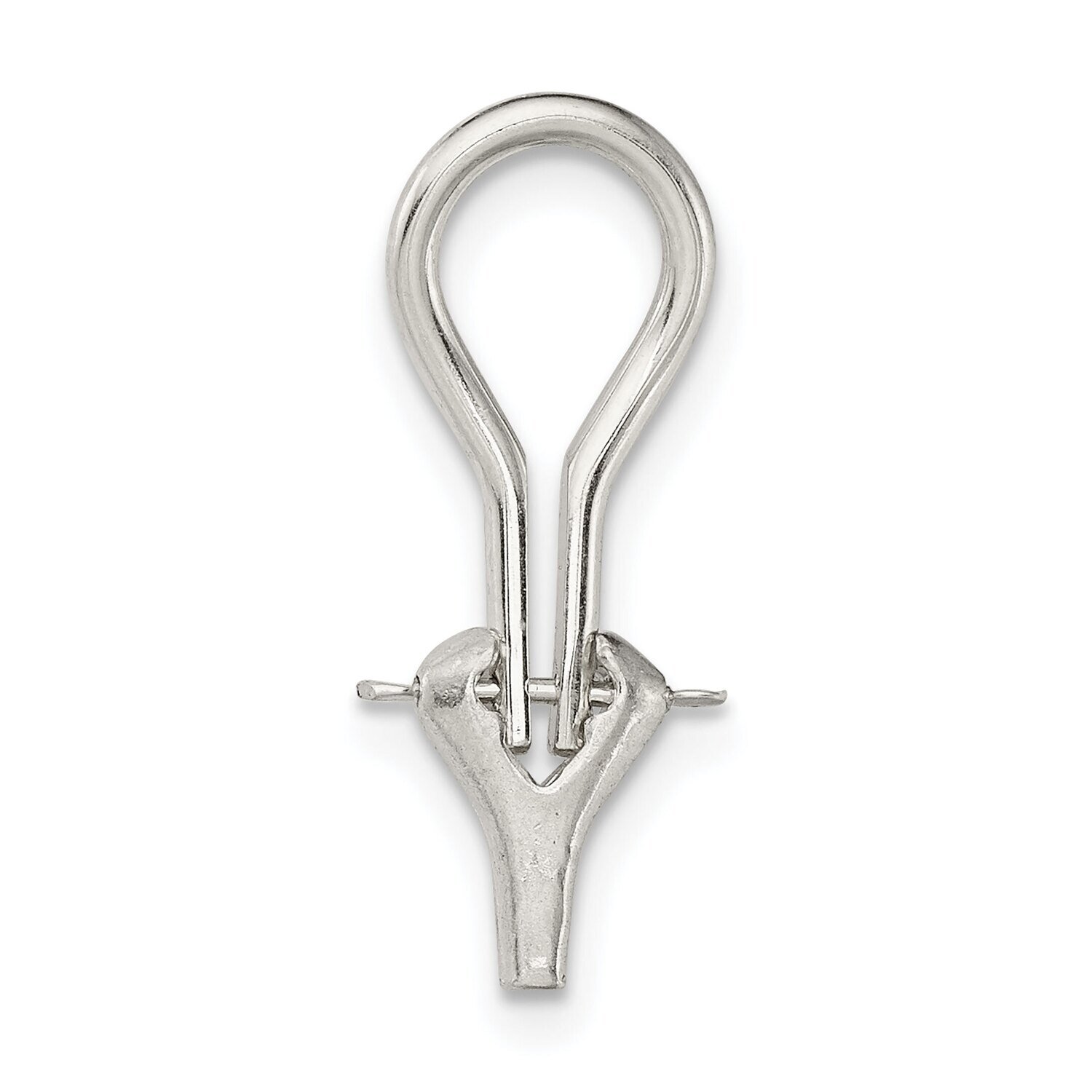 .82 x .33 inch Omega Clip Earring Component Sterling Silver SS3207, MPN: SS3207,