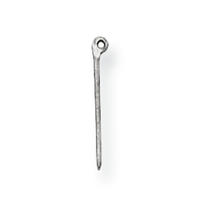 15.7mm Earring Bar Component Sterling Silver SS3221