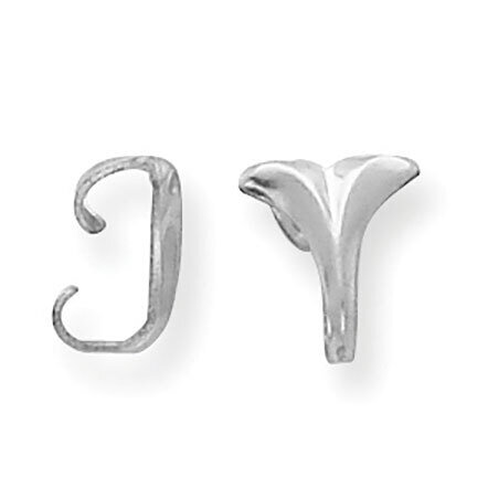 3-Prong Hook Bail Sterling Silver SS3308, MPN: SS3308,