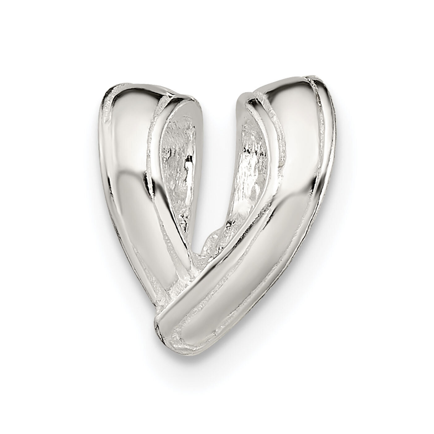 3.1mm Heart Casted Bail Sterling Silver SS3334, MPN: SS3334,