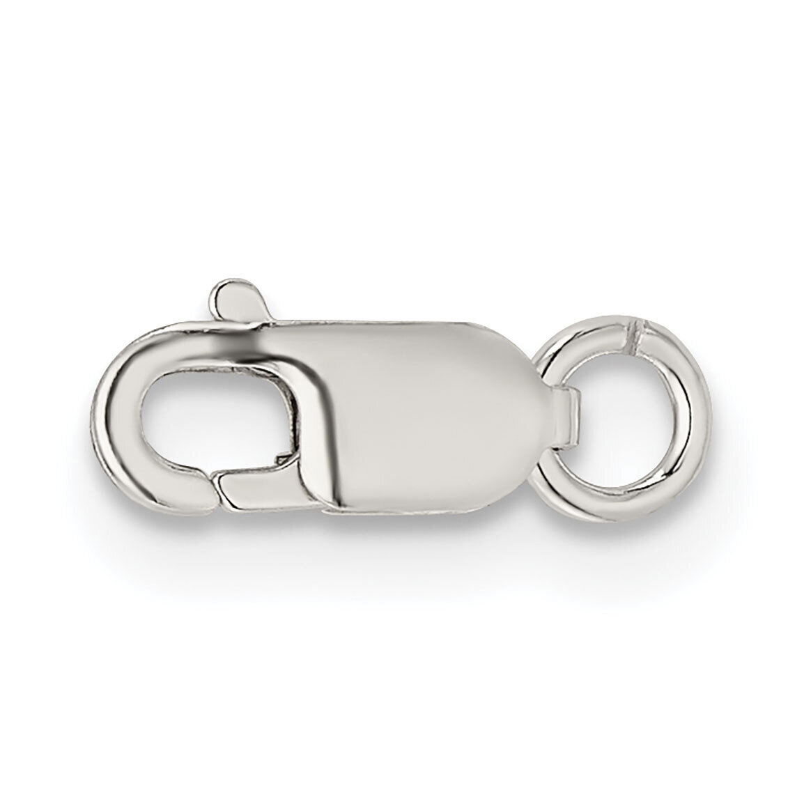 Standard Weight 8.3 x 3.2mm Lobster with Jump Ring Clasp Sterling Silver SS3374, MPN: SS3374,