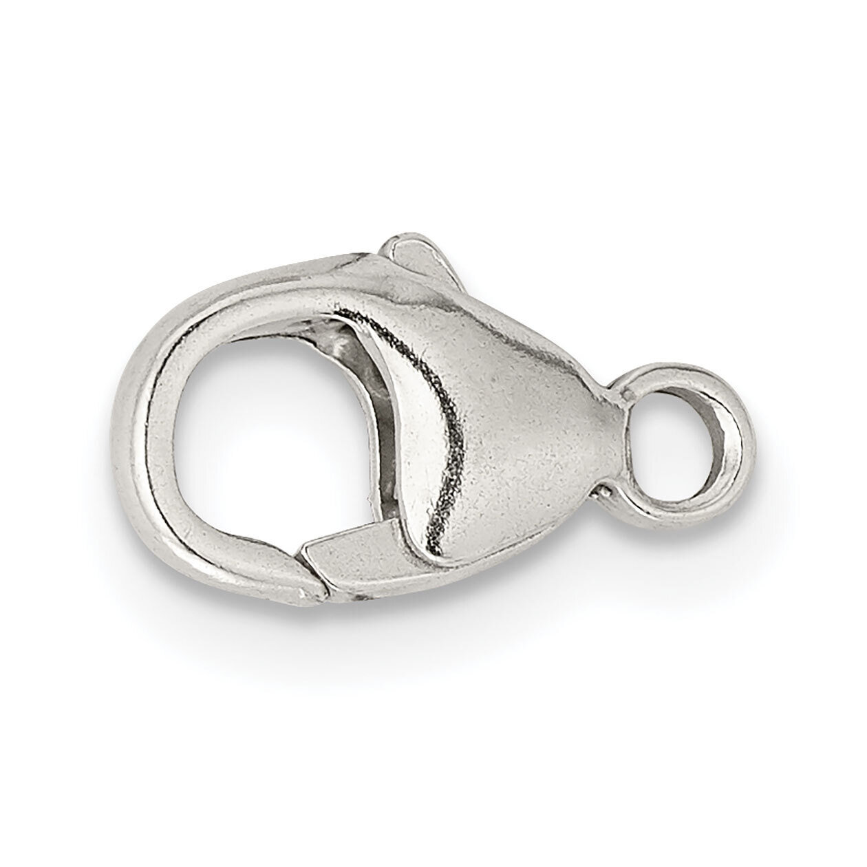 11.5 x 6.1mm Fancy Lobster with Jump Ring Clasp Sterling Silver SS3392