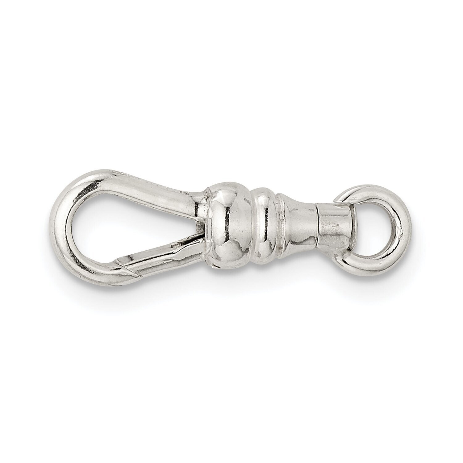 19 x 6.3mm Fancy Lobster Clasp Sterling Silver SS3395, MPN: SS3395,