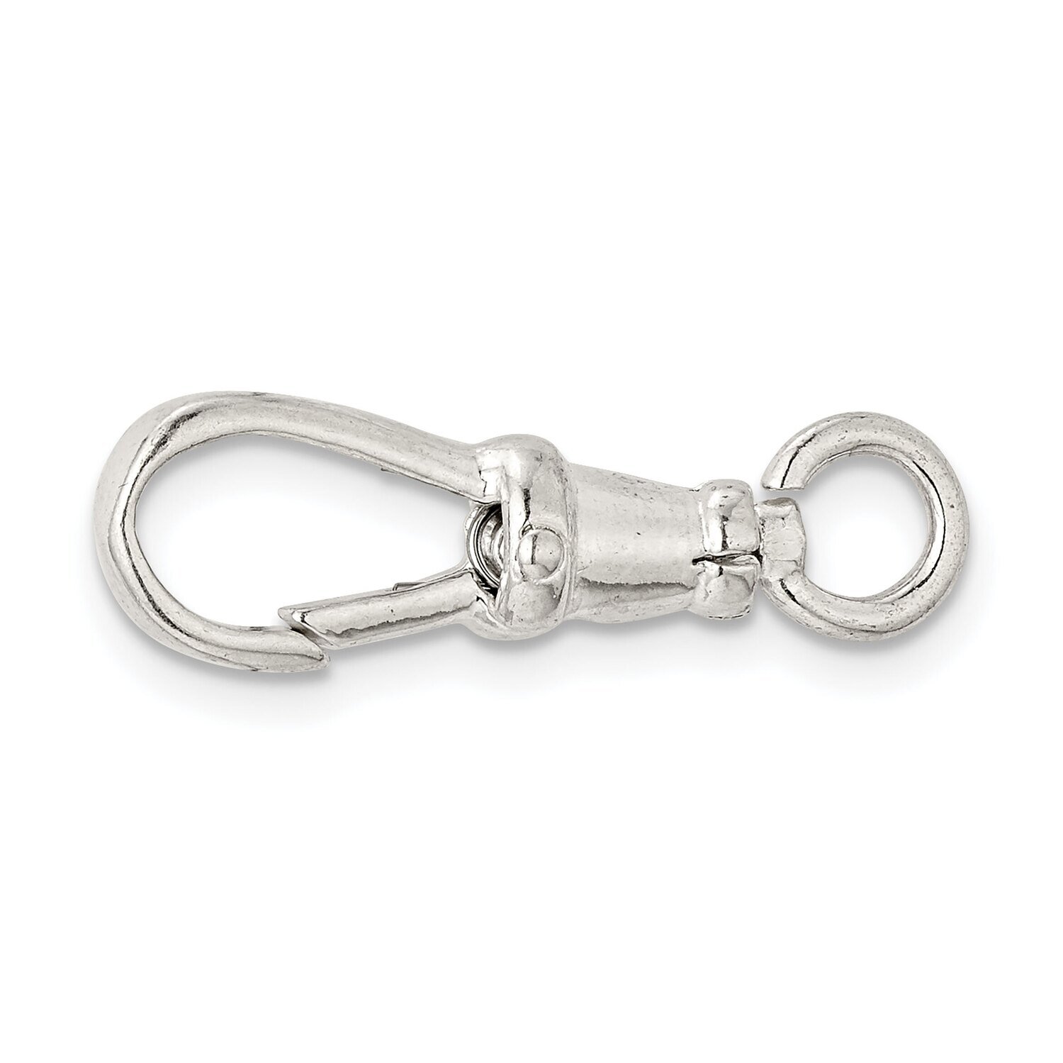 21.8 x 7.8mm Fancy Lobster Clasp Sterling Silver SS3396, MPN: SS3396,