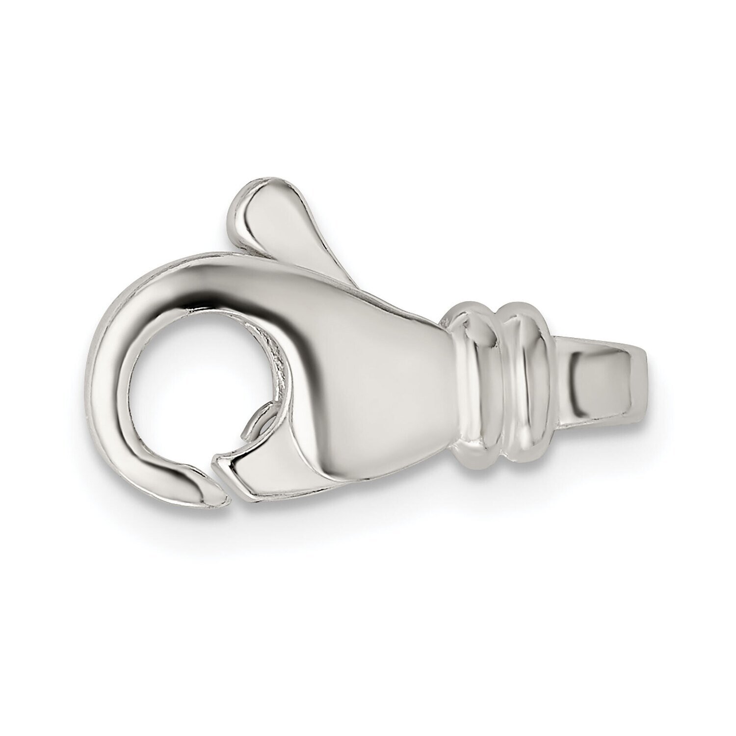 16.5 x 7.2mm Fancy Lobster Clasp Sterling Silver SS3399, MPN: SS3399,