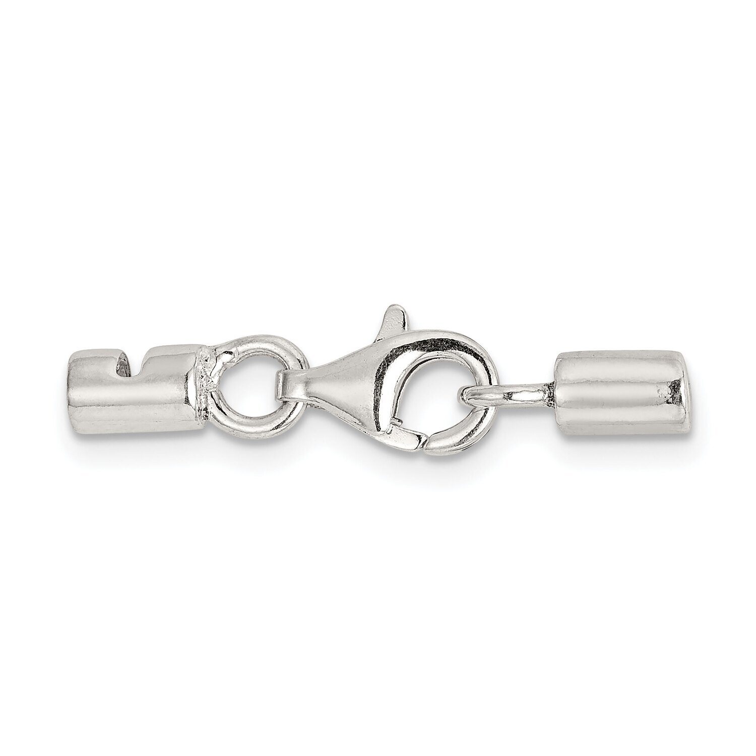 24 x 6mm Lobster with Endcaps Clasp Sterling Silver SS3414, MPN: SS3414,