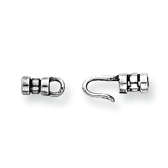 Antiqued Hook Component Sterling Silver SS3500H, MPN: SS3500H,