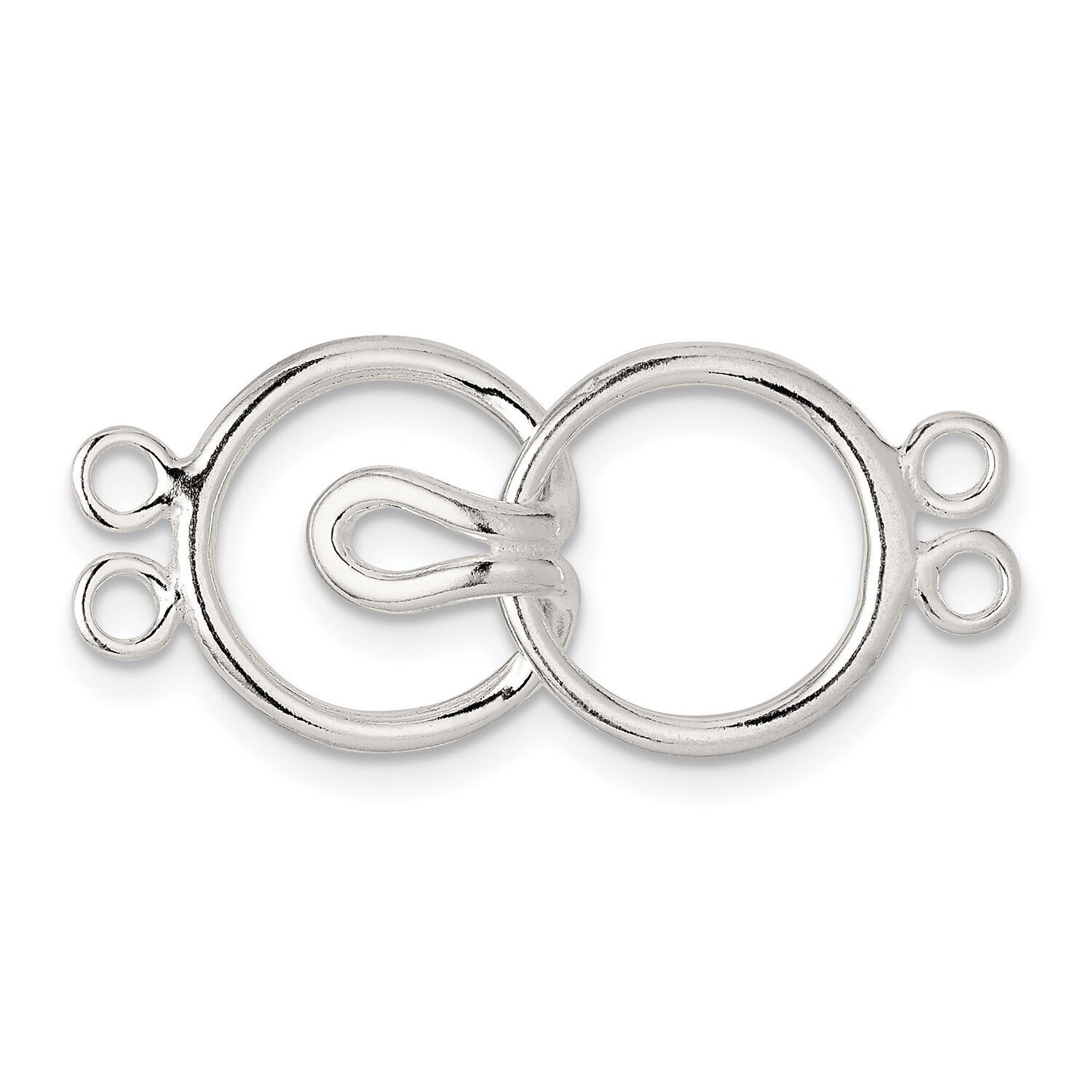 29 x 12.9mm 2-Strand Pearl Clasp Sterling Silver SS3588, MPN: SS3588,