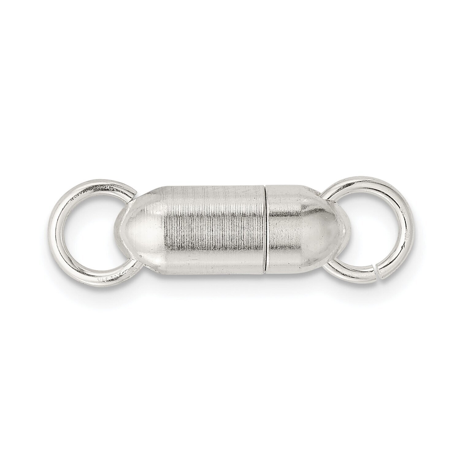 13.9 x 5.4mm Polished Magnetic Clasp Sterling Silver SS3638, MPN: SS3638,