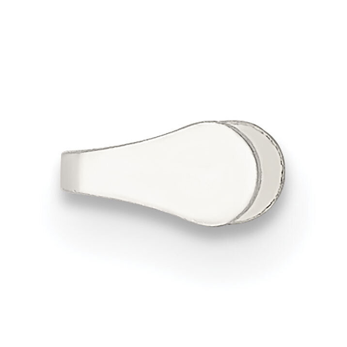 5.1 x 2.5mm Flat Solder Flush Endcap Sterling Silver SS3642, MPN: SS3642,