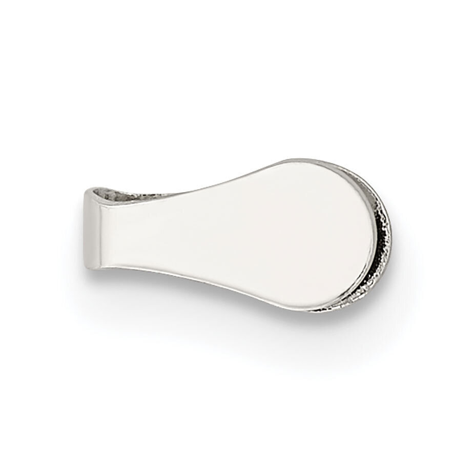 7.2 x 3.2mm Flat Solder Flush Endcap Sterling Silver SS3643, MPN: SS3643,