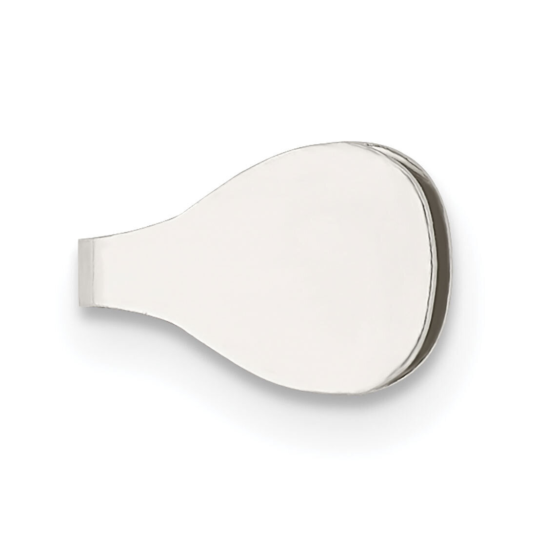8.9 x 6mm Flat Solder Flush Endcap Sterling Silver SS3646, MPN: SS3646,