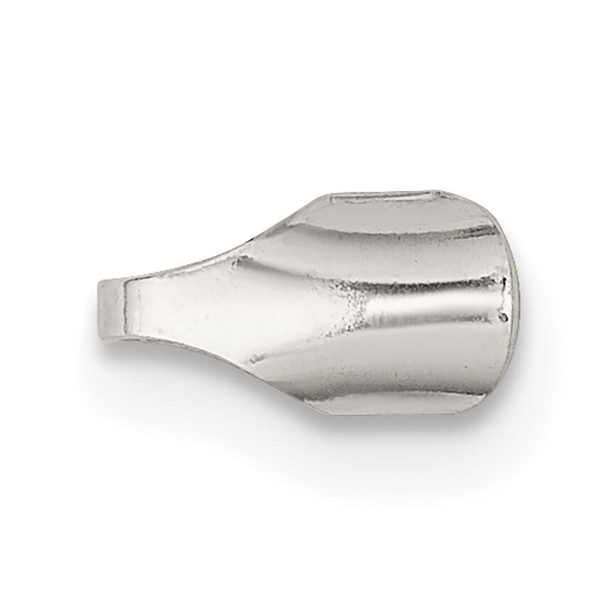 7 x 3.75mm Round Solder Flush Endcap Sterling Silver SS3653, MPN: SS3653,