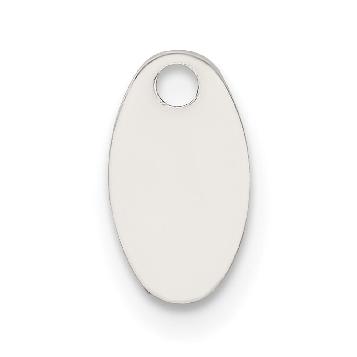 9.8 x 5.7mm Chain Tag Sterling Silver SS3737, MPN: SS3737,