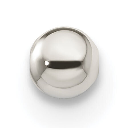 3mm Polished Medium Hole Bead Sterling Silver SS3761, MPN: SS3761,