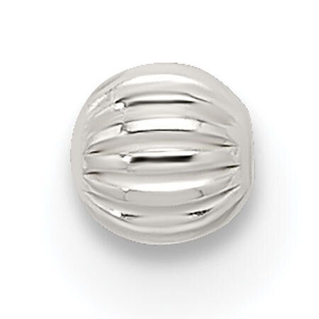 3.0mm Corrugated Bead Sterling Silver SS3809, MPN: SS3809,