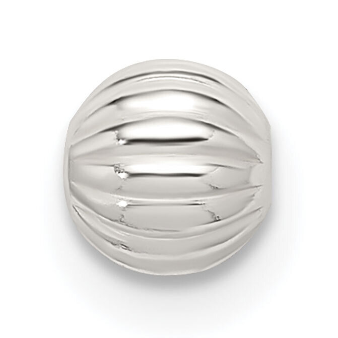 5.0mm Corrugated Bead Sterling Silver SS3811, MPN: SS3811,