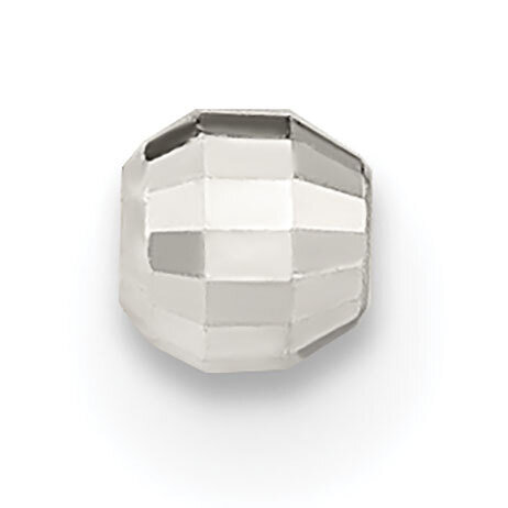 3.0mm Faceted Bead Sterling Silver SS3906, MPN: SS3906,