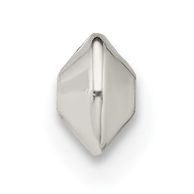 4 x 2.8mm Polished Saucer Bead Sterling Silver SS4043, MPN: SS4043,
