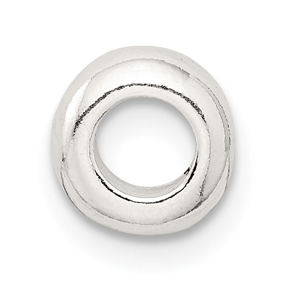 4 x 7.4mm Polished Fancy Bead Sterling Silver SS4144, MPN: SS4144,