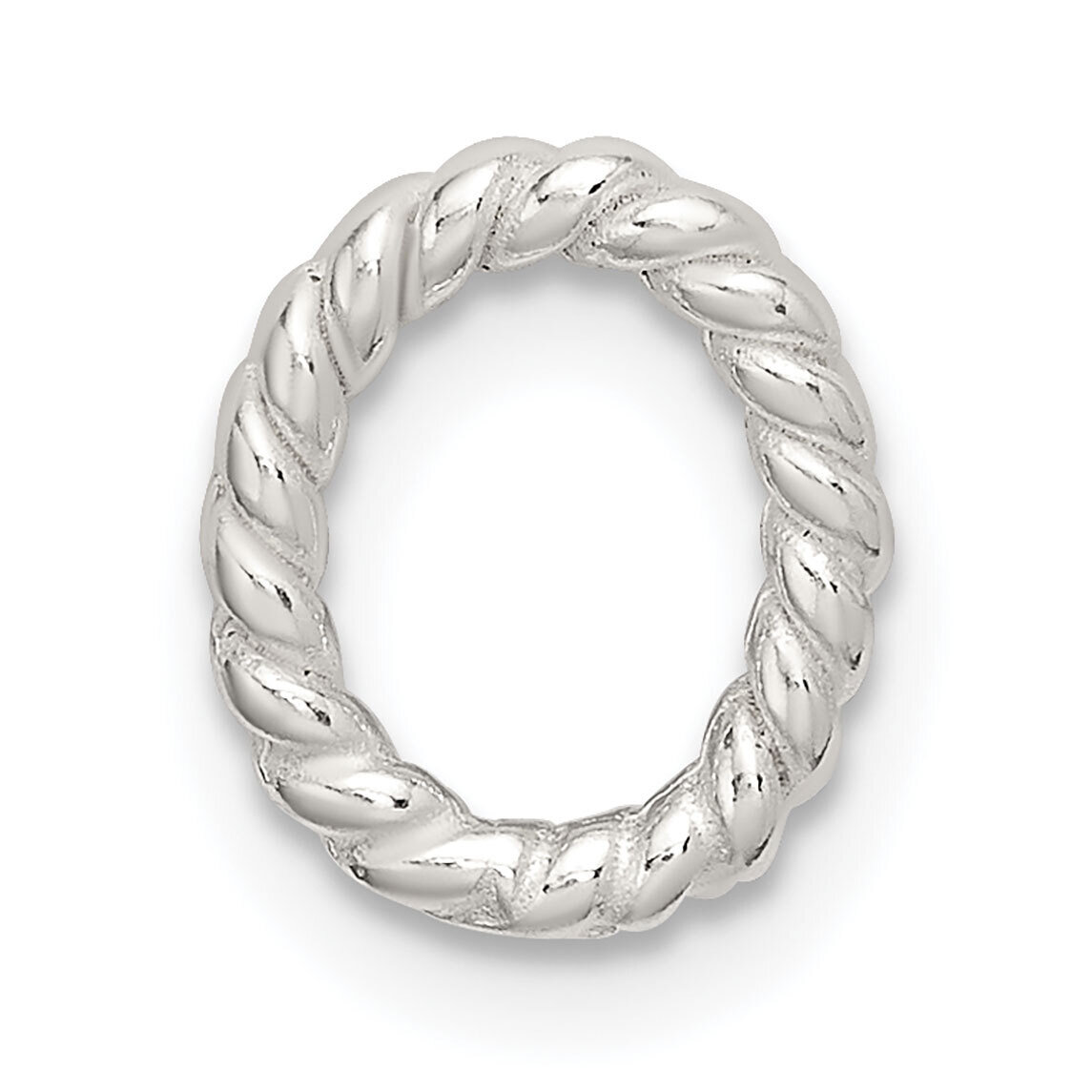 10.2 x 7.4mm Twisted Wire Casted Component Link Sterling Silver SS4356, MPN: SS4356,