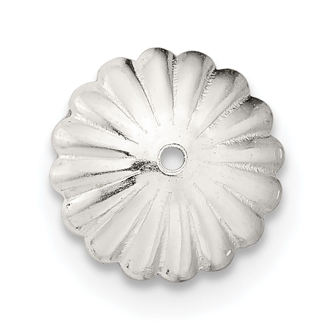 8.75mm Bead Cap Sterling Silver SS4493, MPN: SS4493,