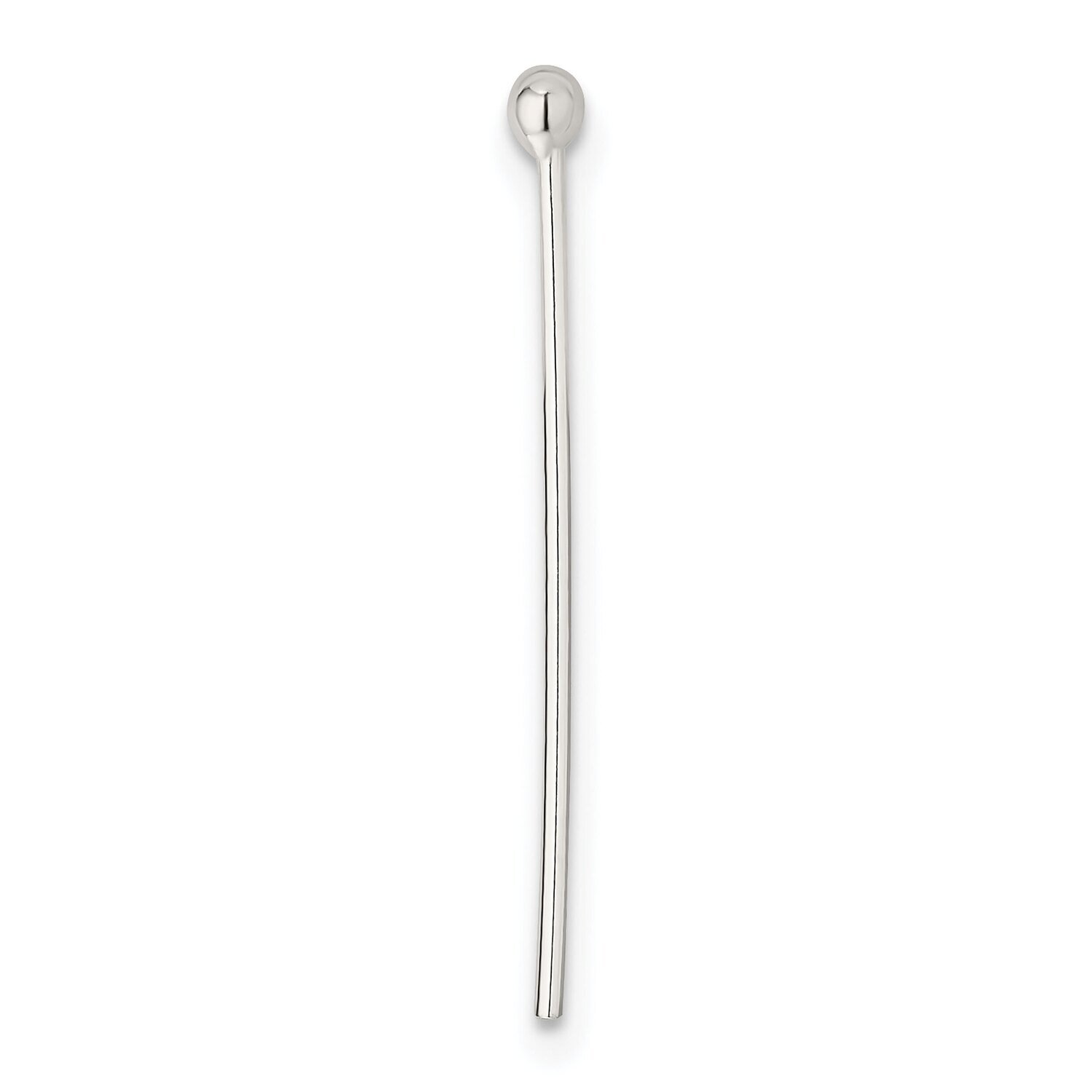 1 inch Ball Head Pin Sterling Silver SS4563