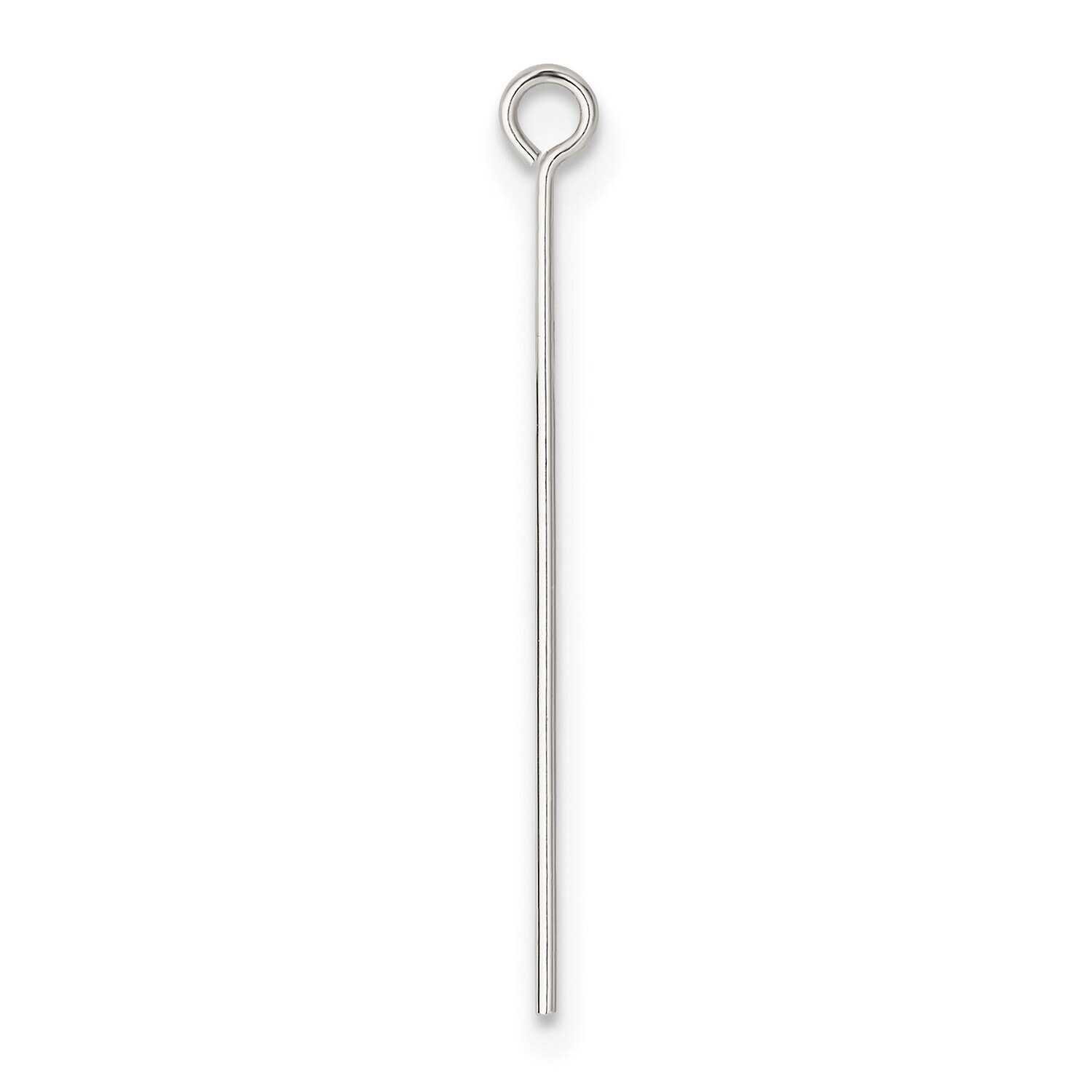 1 inch Eye Pin Sterling Silver SS4597, MPN: SS4597,