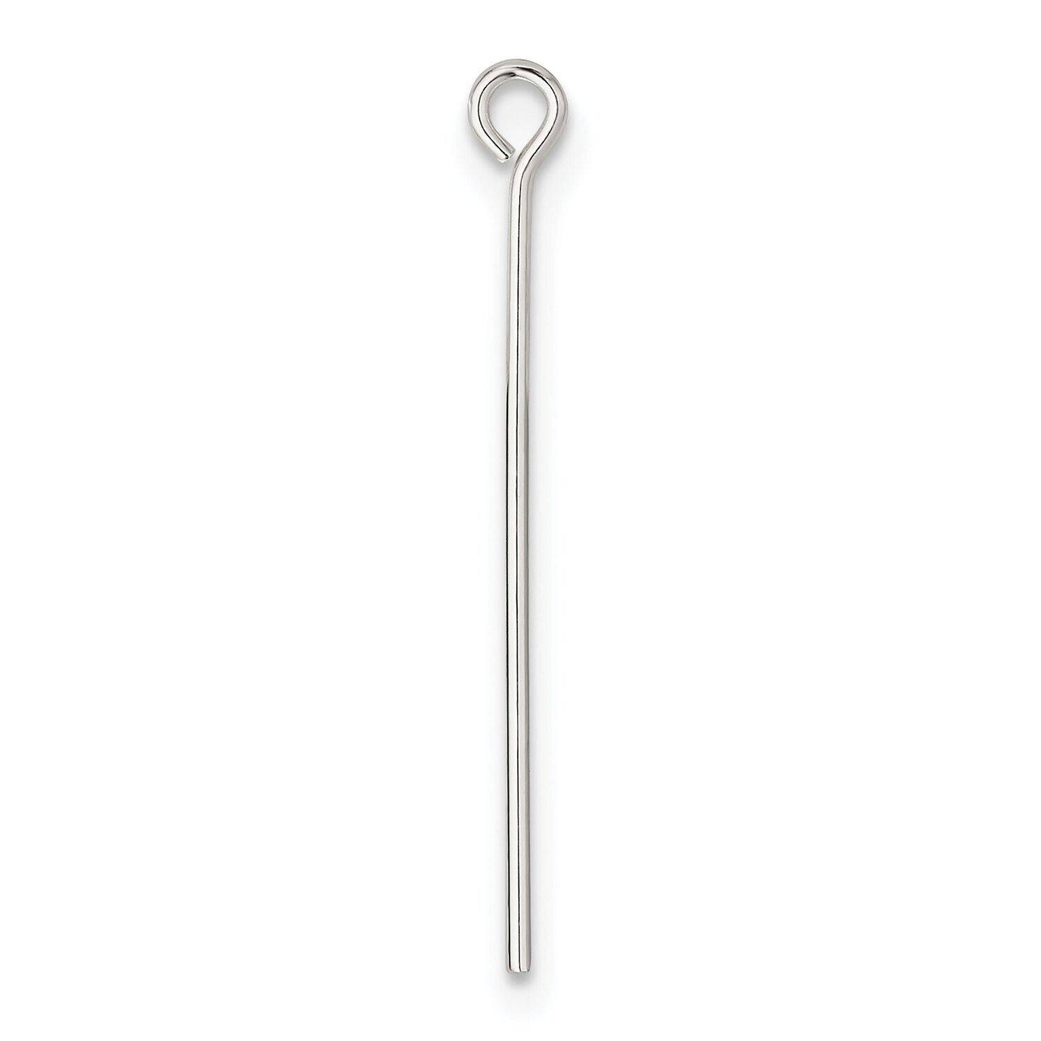 1 1/4 inch Eye Pin Sterling Silver SS4605, MPN: SS4605,