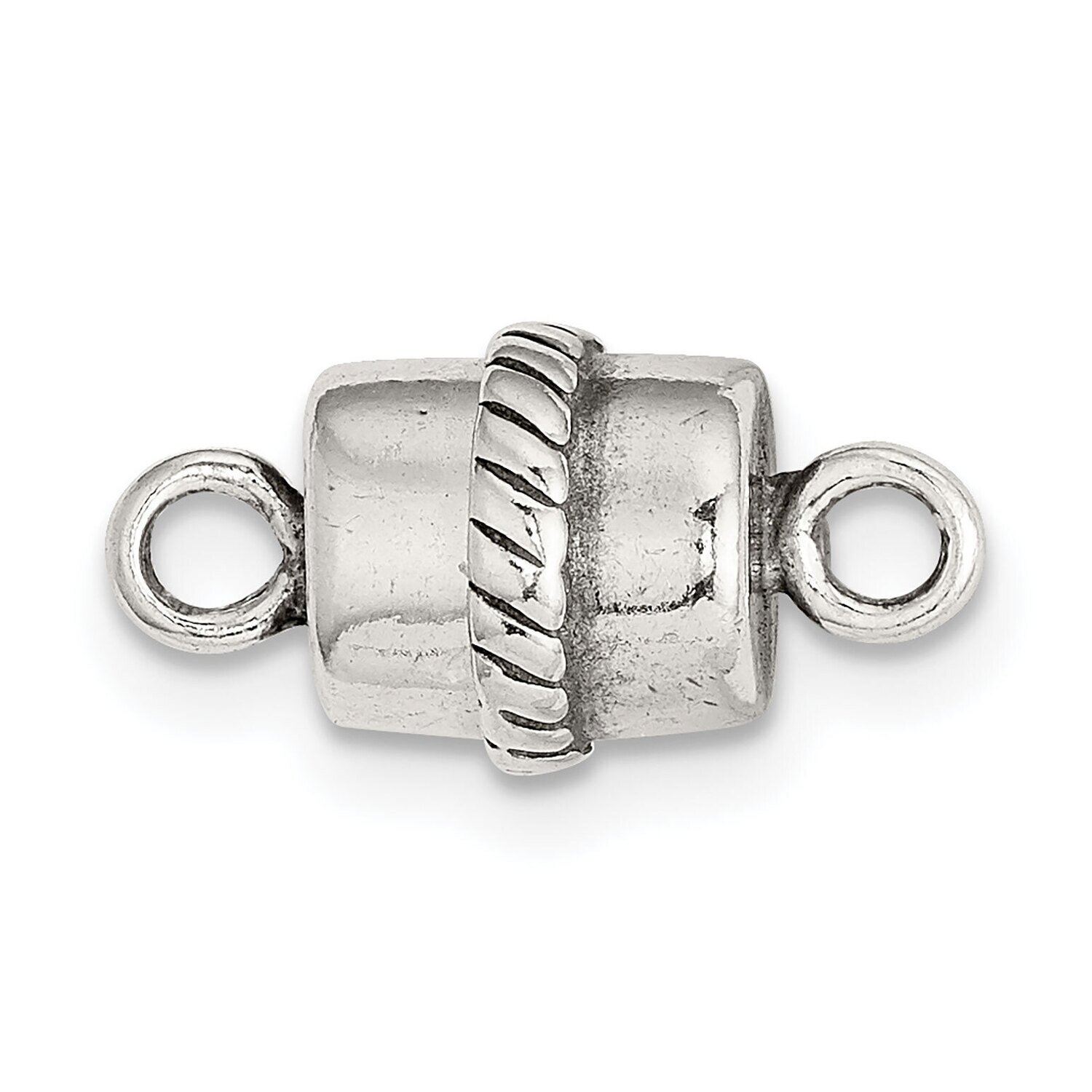 9.8 x 7.6mm Magnetic Clasp Sterling Silver SS4829