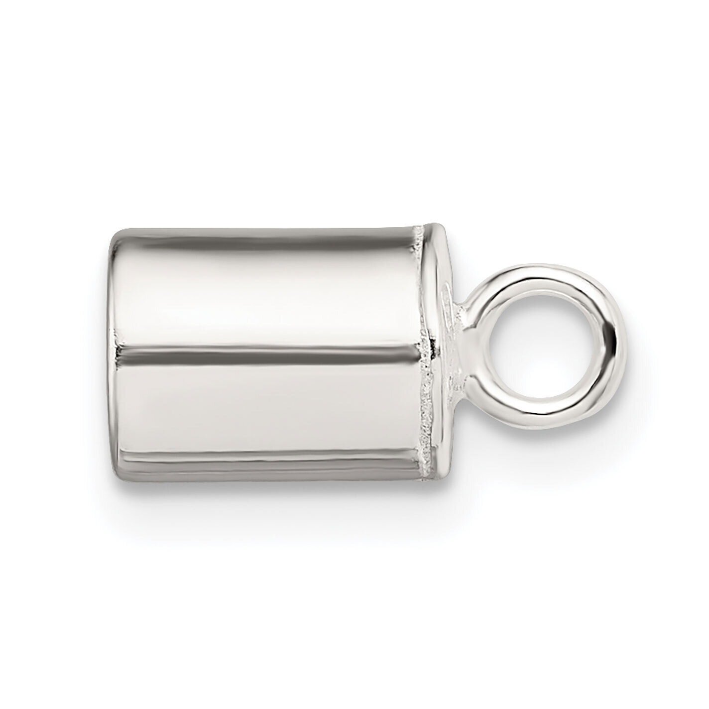 7.5 x 5.6mm Crimp End Sterling Silver SS4834, MPN: SS4834,