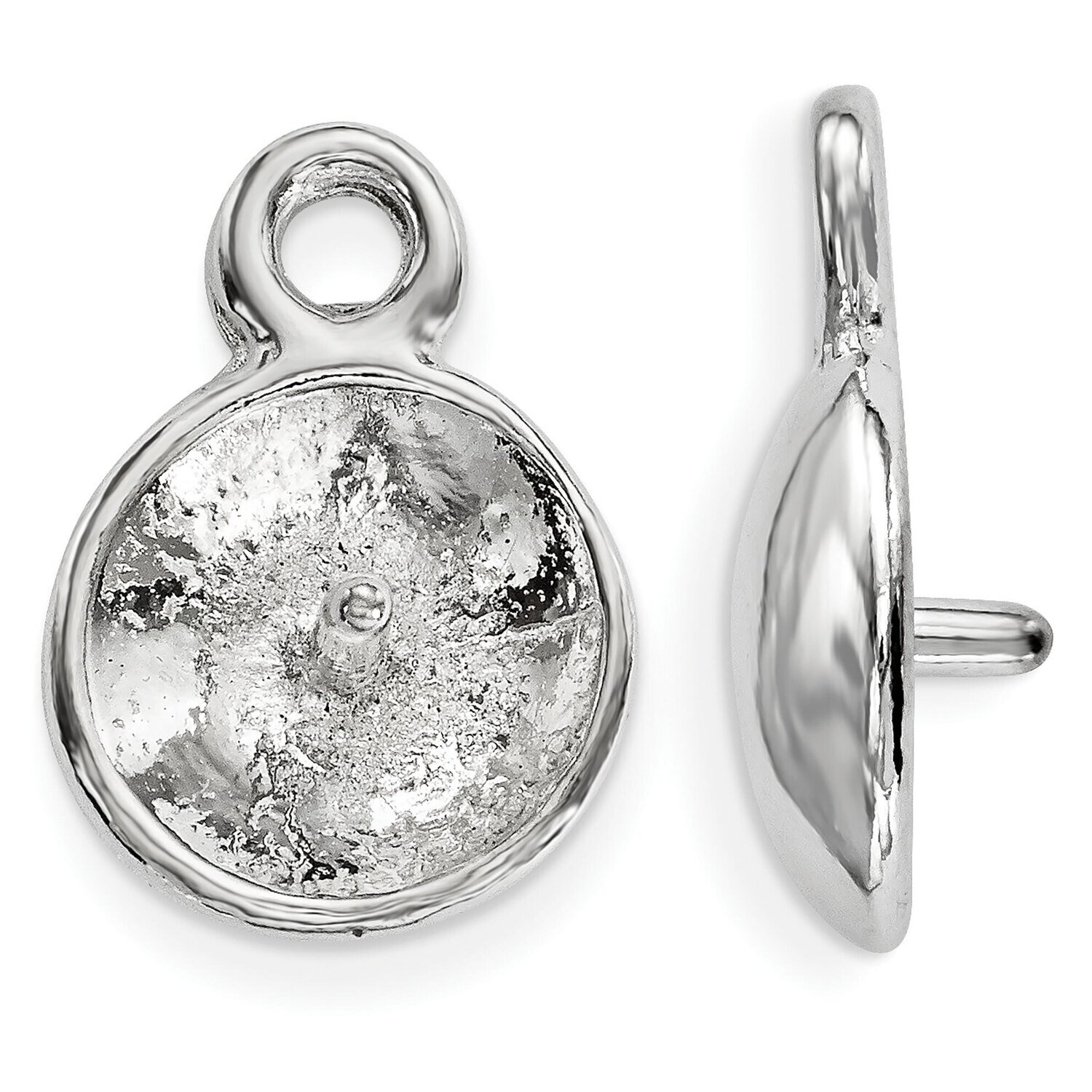 Pendant Mounting Sterling Silver Polished SS4952