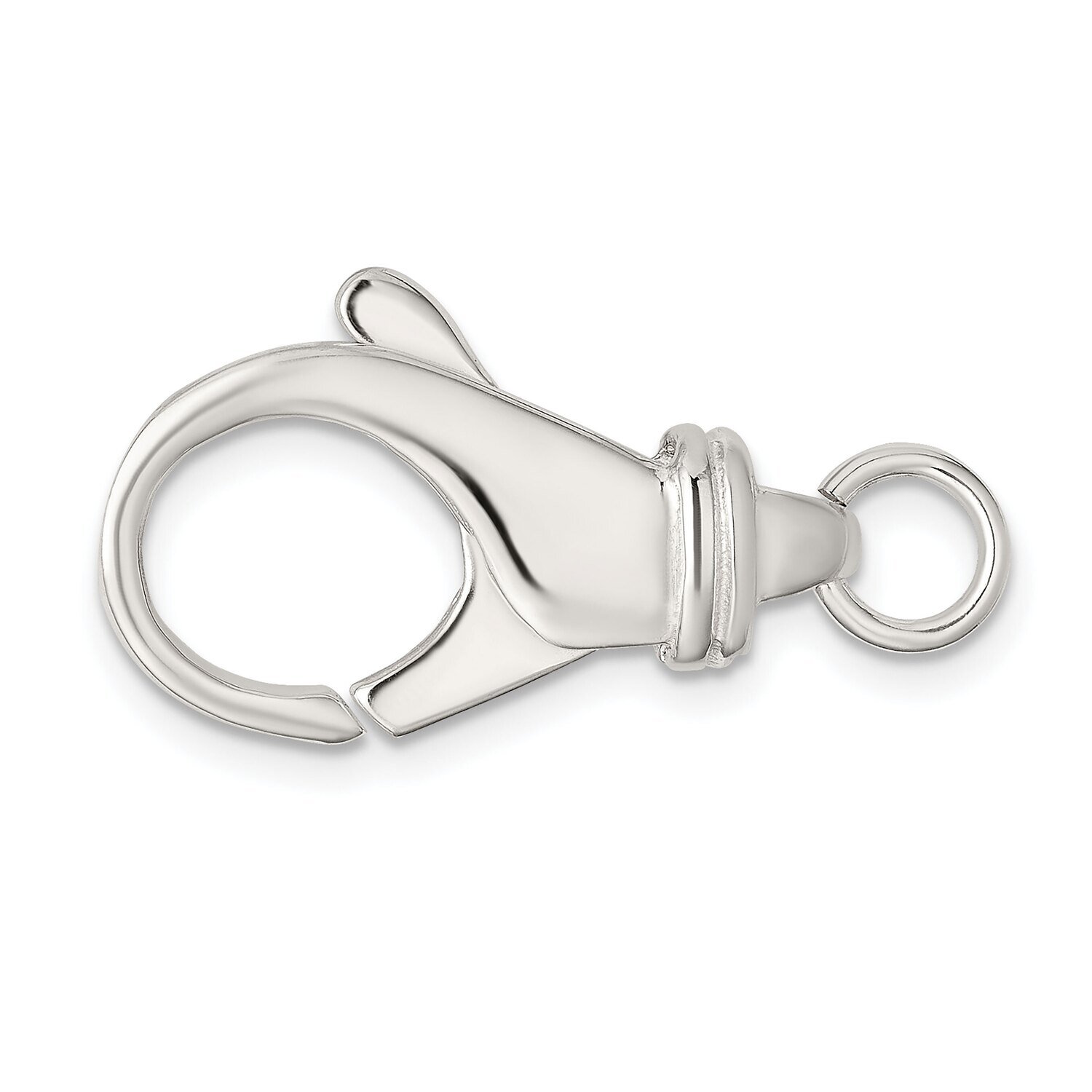 Lrg Lobster with Ring Clasp Sterling Silver Polished SS4981, MPN: SS4981,