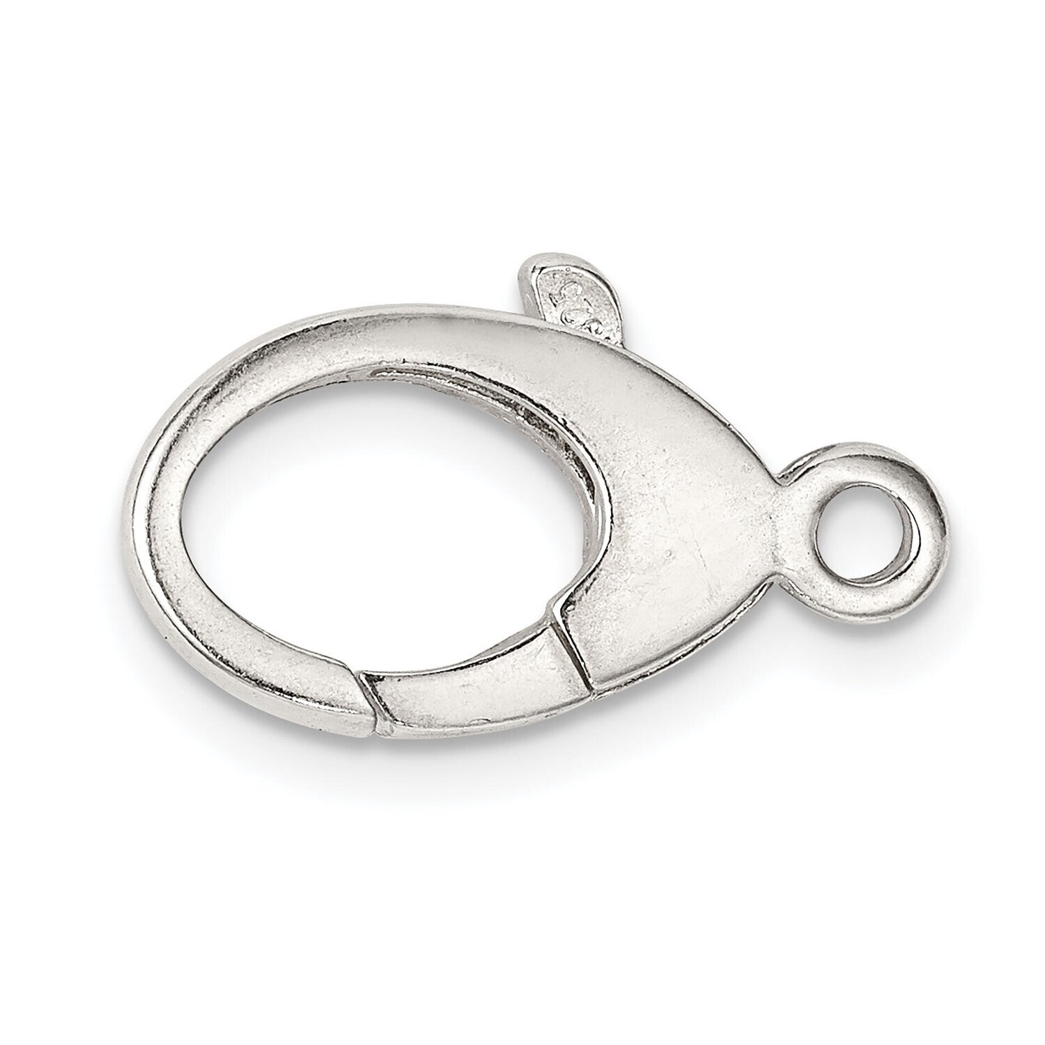 Medium Oval Ballon Clasp Sterling Silver SS4987, MPN: SS4987,