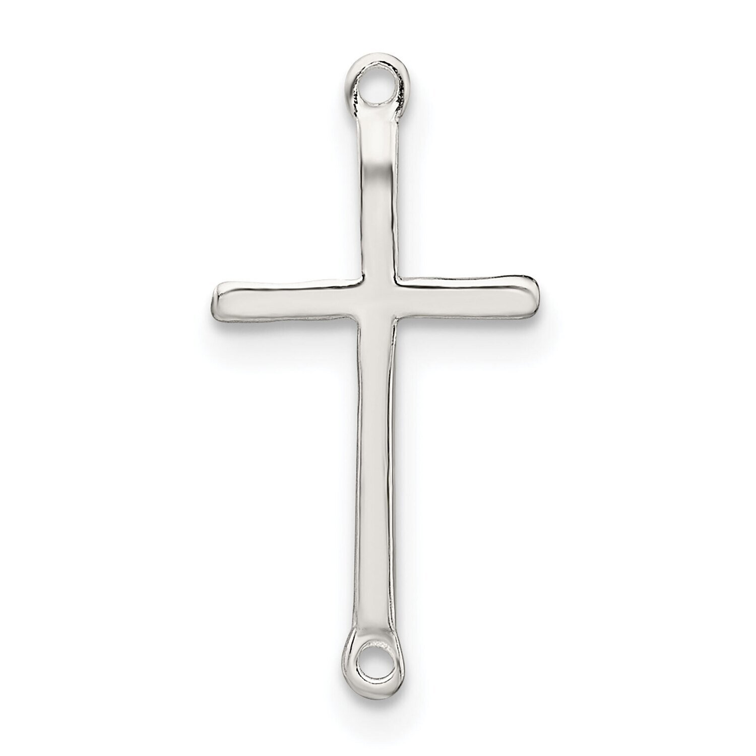 CroSterling Silver Casted Component Link Sterling Silver Polished SS5031, MPN: SS5031,