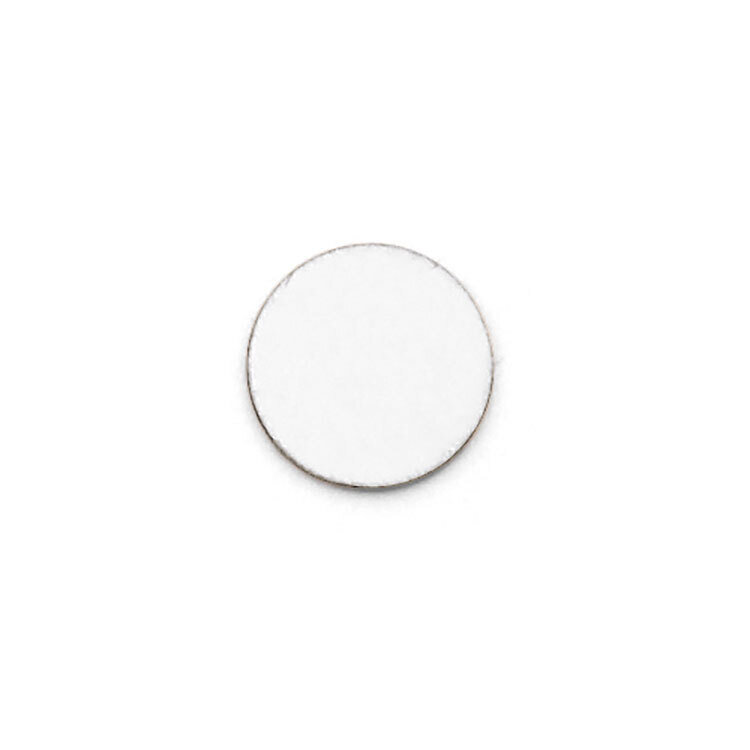 Round Stamping 14k White Gold WG1008, MPN: WG1008,